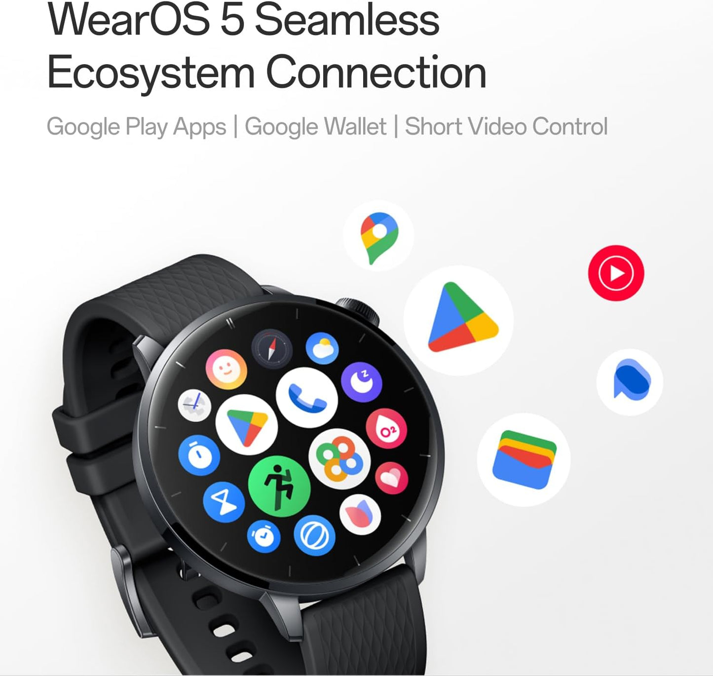 Smartwatch OnePlus Watch 3, 43mm, Noir 5491100421