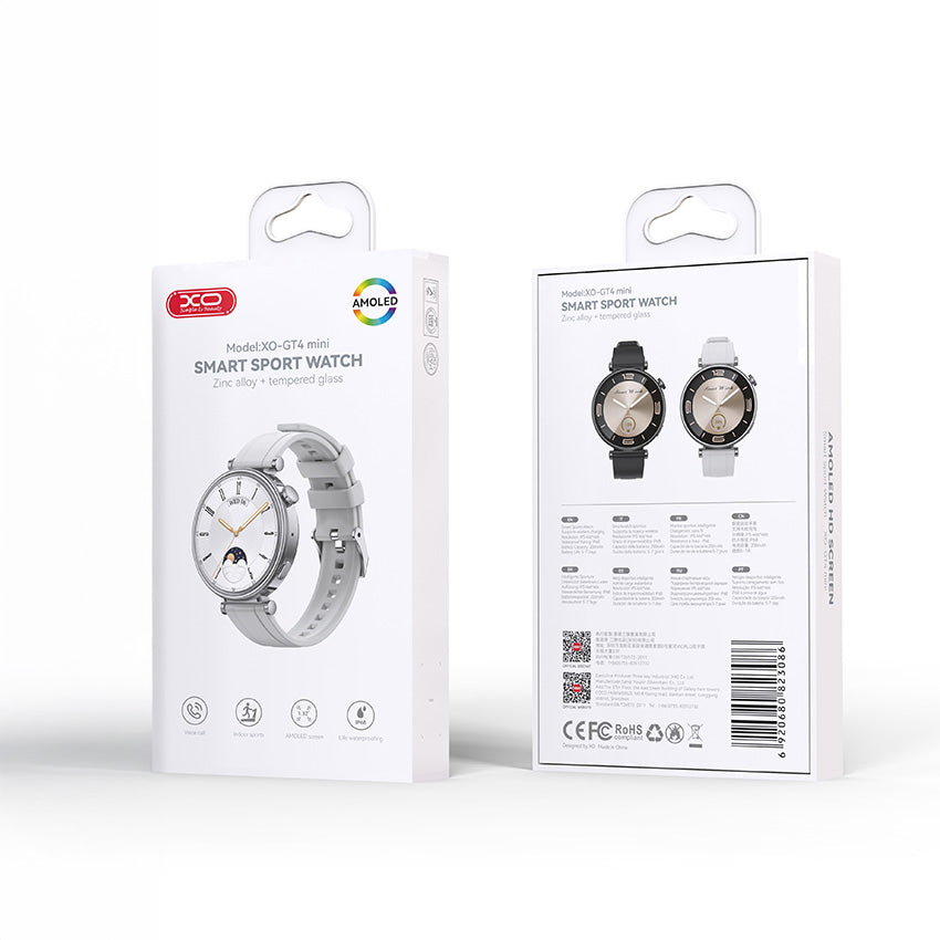 Smartwatch XO Design GT4 Mini, Argenté