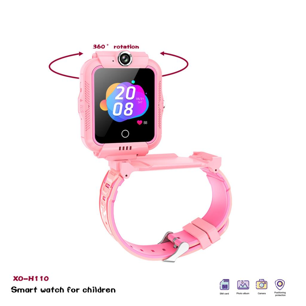 Smartwatch XO Design Kids H110, Rose