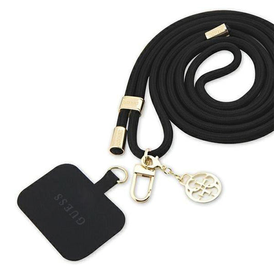 Cordon Téléphone Guess CBDY 4G Charm, Noir