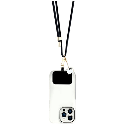 Cordón de téléphone Hello Kitty Crossbody, Noir