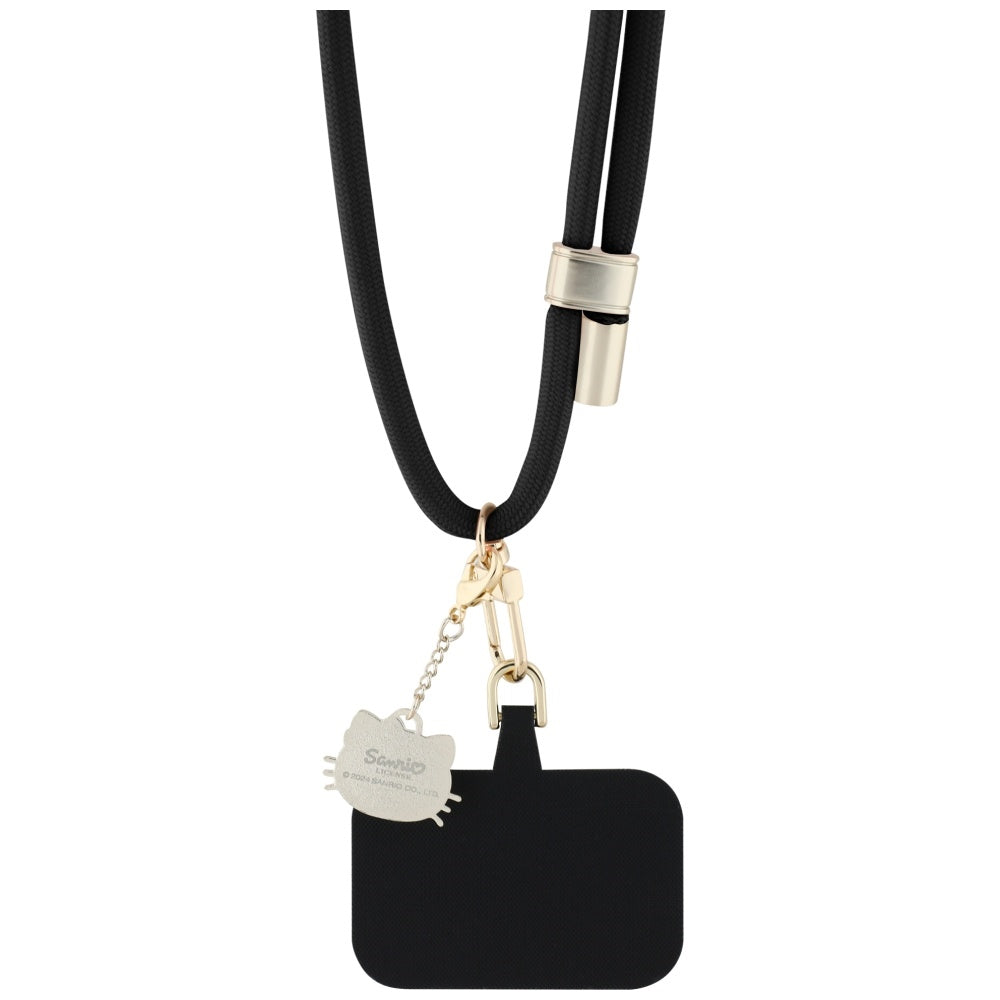 Cordón de téléphone Hello Kitty Crossbody, Noir