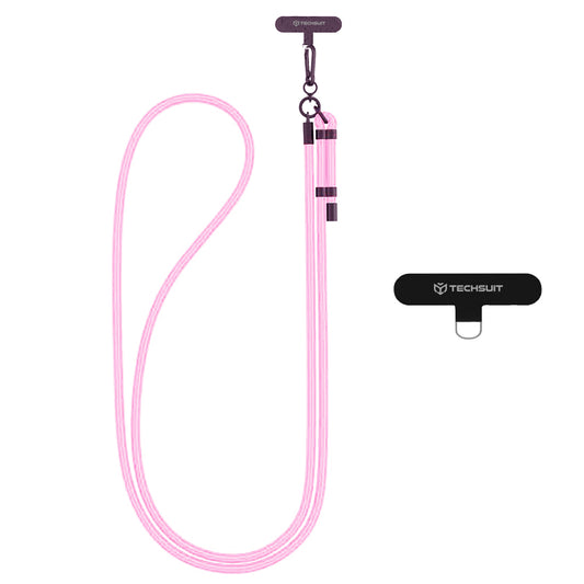 Cordon de téléphone Techsuit RCS1-25, Rose Clair
