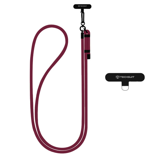 Cordon de téléphone Techsuit RCS1-28, Rouge Foncé