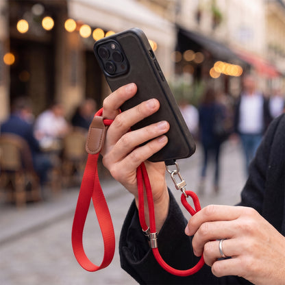 Cordón de téléphone Techsuit UrbanLoop TLN10R, Rouge