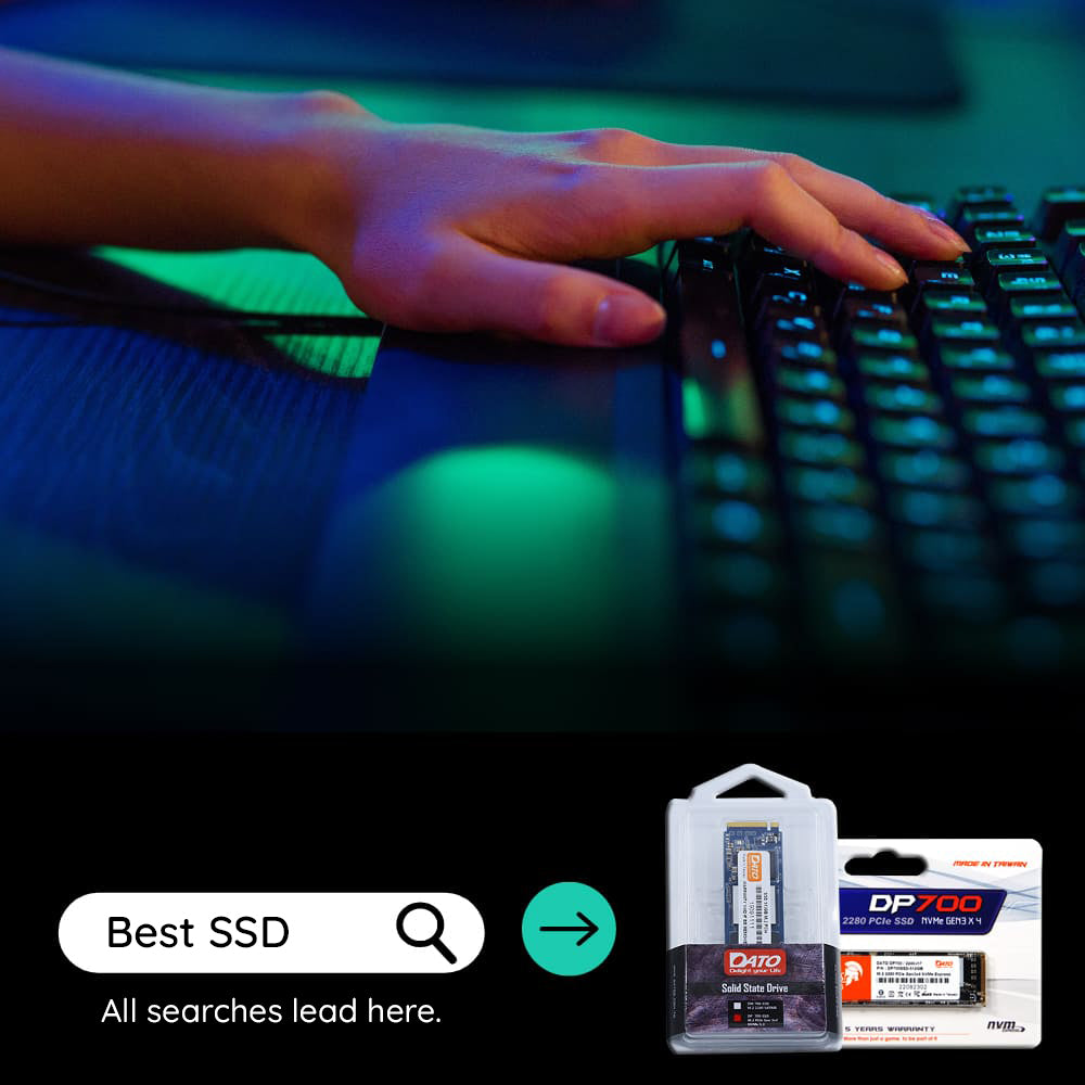 Solid State Drive (SSD) Dato DP330, NVME M.2 2230, PCIE Gen3x4, 2TB, Noir DP330SSD-2TB