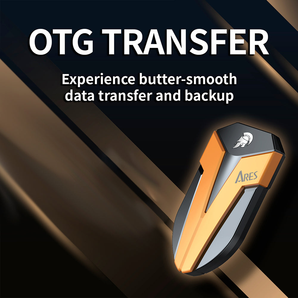 Solid State Drive (SSD Externe) Dato Ares Amber Shield, 2TB, Noir ARSASE-2TB