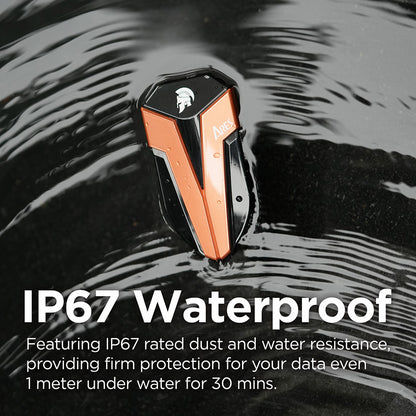 Solid State Drive (SSD Externe) Dato Ares Amber Shield, 2TB, Noir ARSASE-2TB