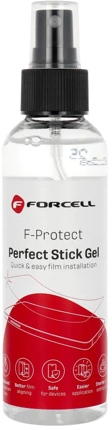 Solution Gel Forcell Perfect Stick, pour application Film de Protection Plastique / Silicone, 150ml