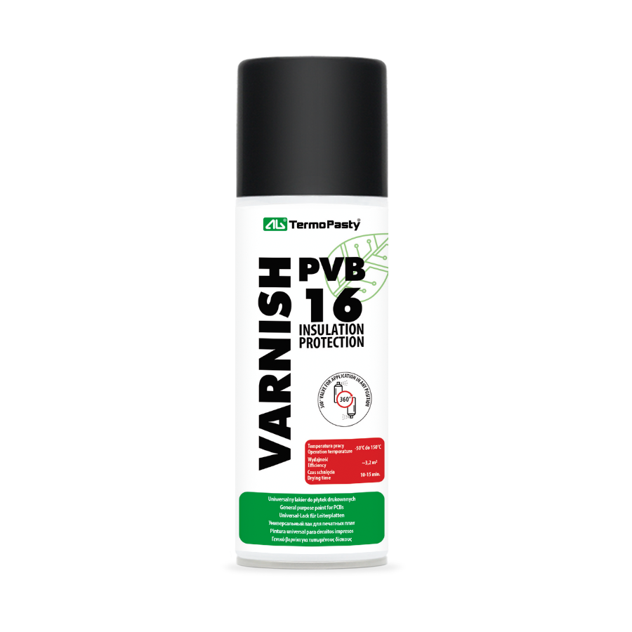 Spray Vernis AG Termopasty PVB 16, 100ml, Transparent ART.AGT-232