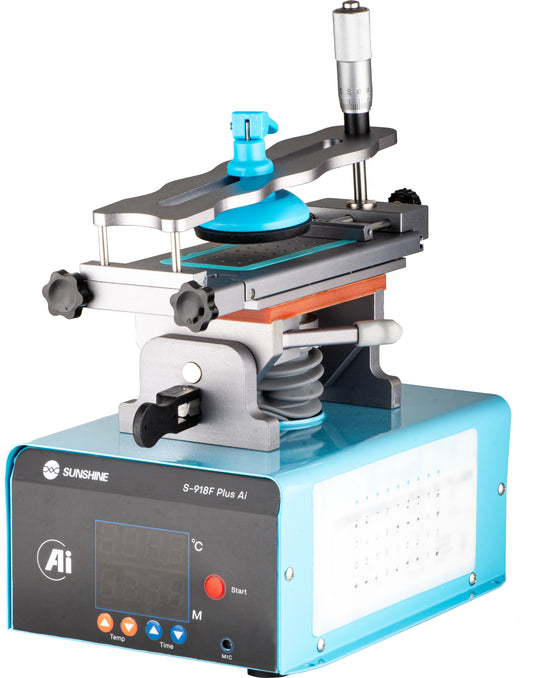 Station de séparation d'écran tactile Sunshine S-918F Plus, bleue