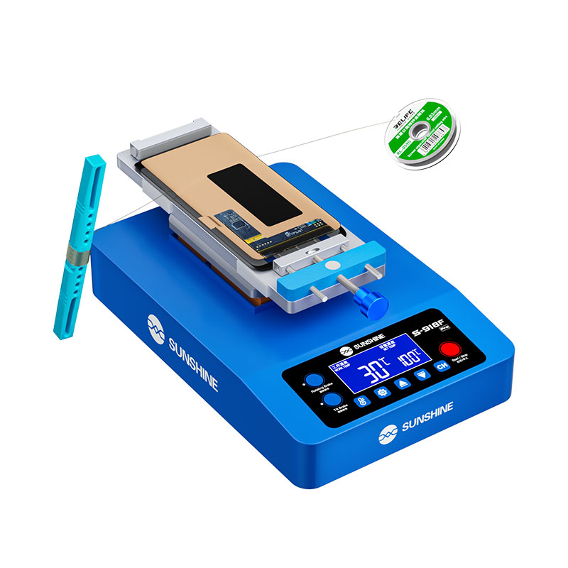Station de Séparation Écran Tactile Sunshine S-918F Pro, Bleue