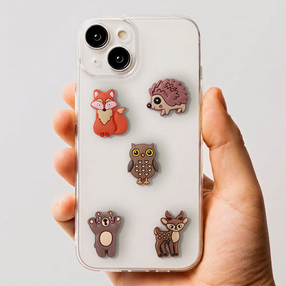 Sticker 3D OEM Forest pour Coque de Téléphone / Tablette, Set de 5 pièces, Multicolore