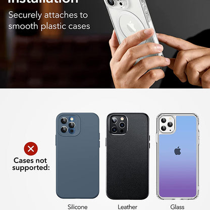 ESR HaloLock Metallic Sticker, Set of 2 Pieces, White