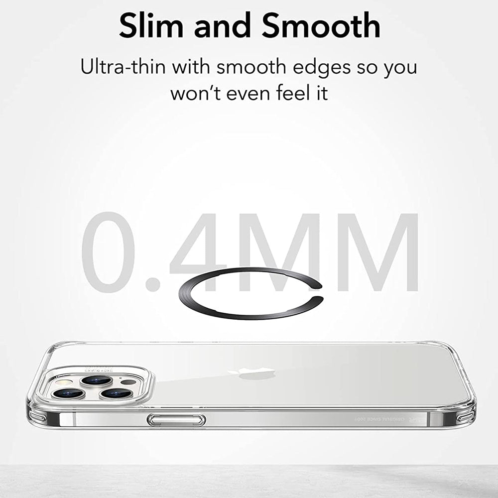 Autocollant Métallique ESR HaloLock, Set 2 pièces, Noir Argenté