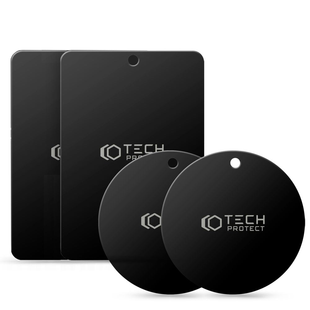 Autocollant métallique Tech-Protect, set de 4 pièces, noir THP1233BLK