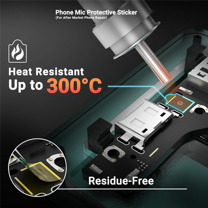 Autocollant de Protection Microphone 2UUL DA32, Set de 500 pièces