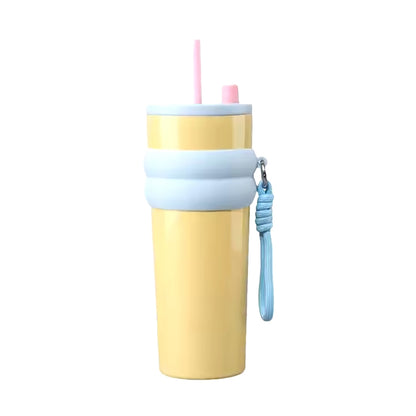 Bouteille Thermos Techsuit THM7, 710ml, Jaune