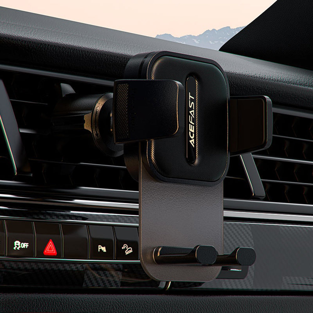 Support Auto Acefast D25, 4.5 pouces - 6.7 pouces, Noir