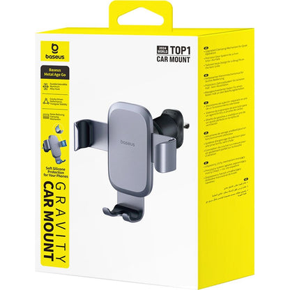Support Auto Baseus Metal Age Gravity, Universel, Gris C40478701813-00