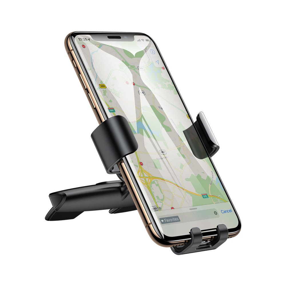 Baseus Metal Age Gravity Car Mount, universel, noir SUYL-J01