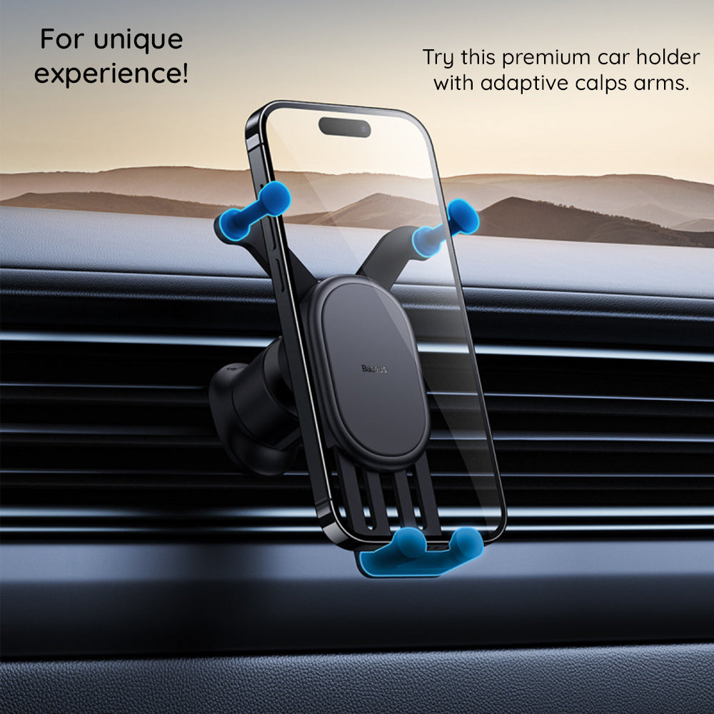 Support Auto Baseus Pro, Universel, Noir SUWX030001