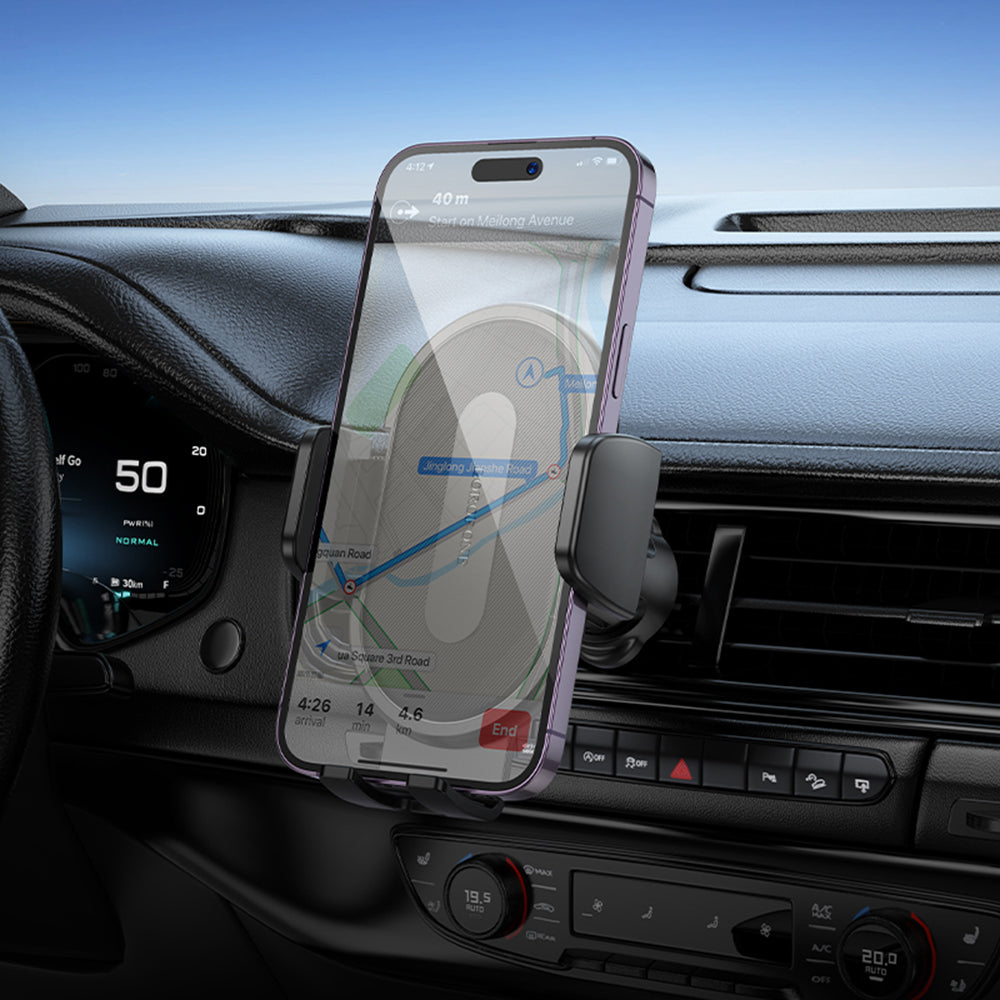 Support Auto Borofone BH133 Rio, 4.5 pouces - 7 pouces, Noir