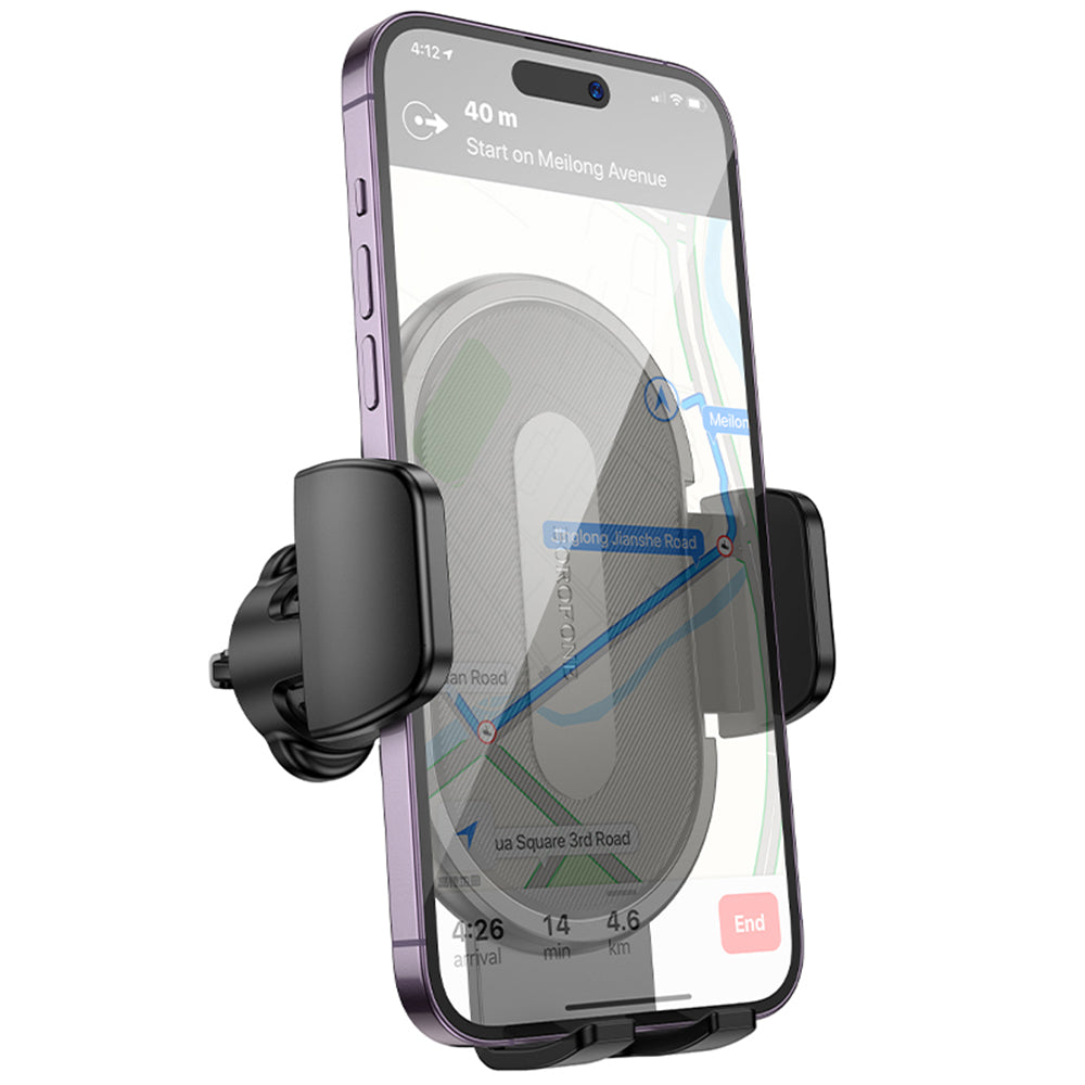 Support Auto Borofone BH133 Rio, 4.5 pouces - 7 pouces, Noir