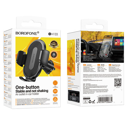 Support Auto Borofone BH133 Rio, 4.5 pouces - 7 pouces, Noir