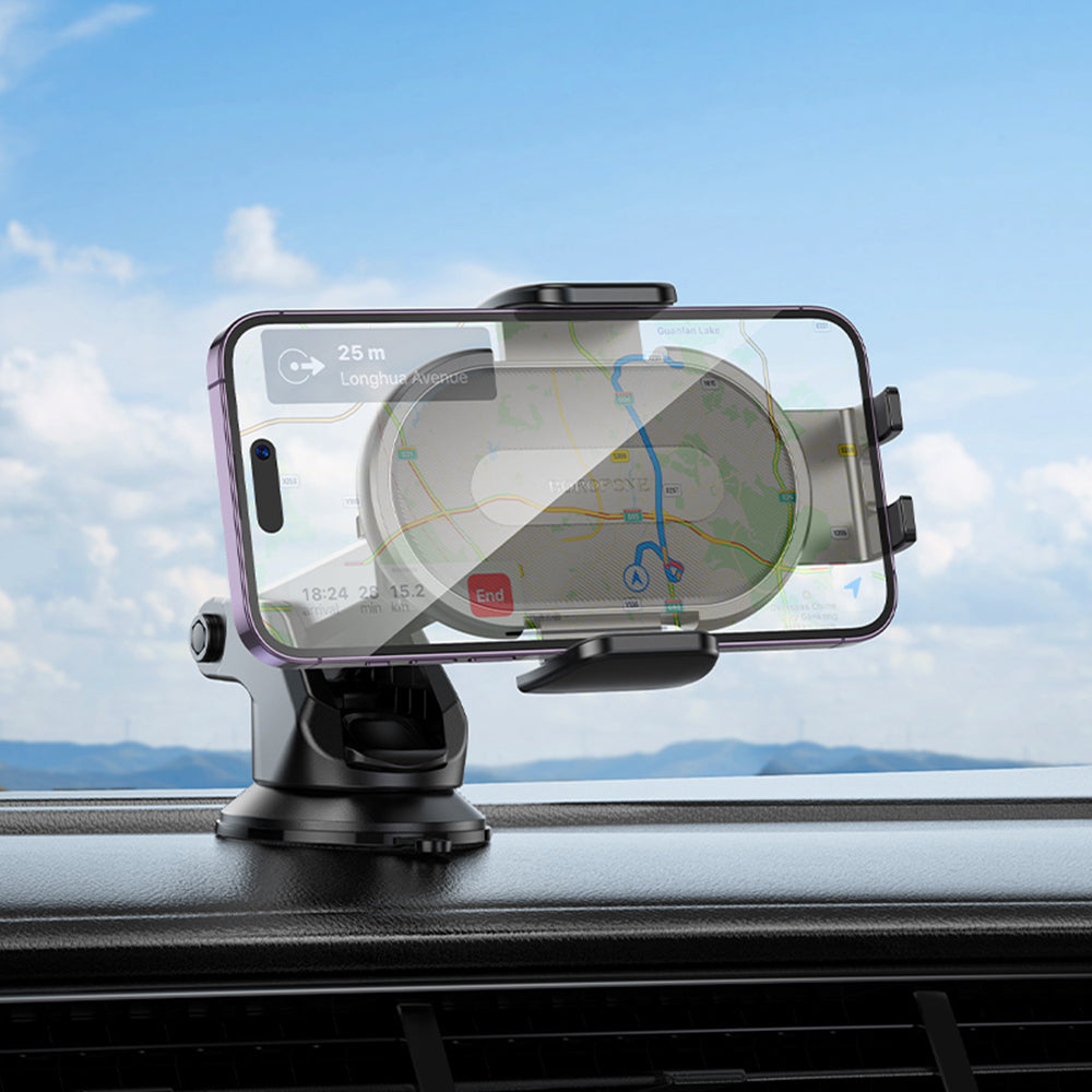 Support Auto Borofone BH134 Rio, 4.5 pouces - 7 pouces, Noir