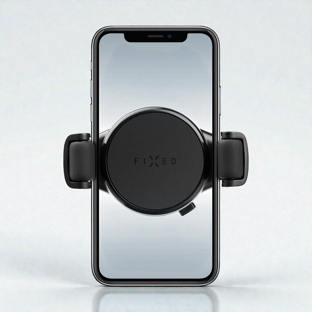 Fixed Roll 2 Vent Universal Car Holder, Black