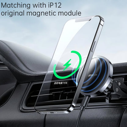 Chargeur Voiture Sans Fil Joyroom JR-ZS240 Air Vent, 15W, 1.67A, Noir