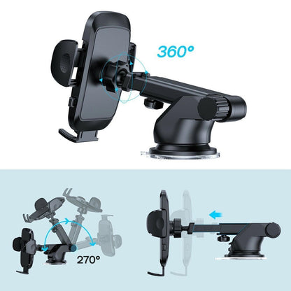 Support Auto Joyroom JR-ZS259-2 Dash, 4.7 pouces - 6.9 pouces, Noir