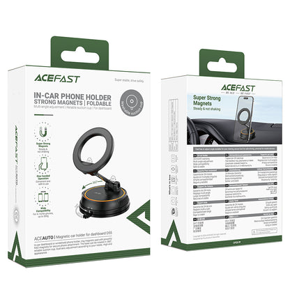 Support Auto Magnétique Acefast D55, Universel, Noir