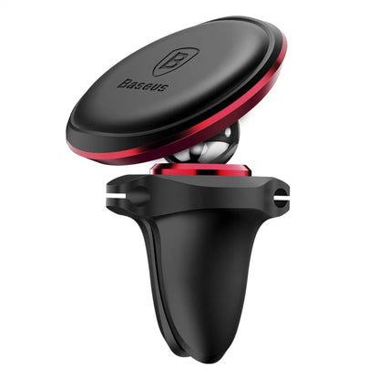 Baseus Air Vent Magnetic Car Mount, Universal, Red SUGX020009 