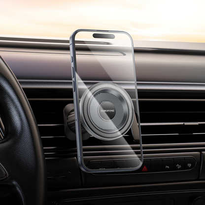 Support Auto Magnétique Borofone BH122 Profit, 4.5 pouces - 7 pouces, Noir