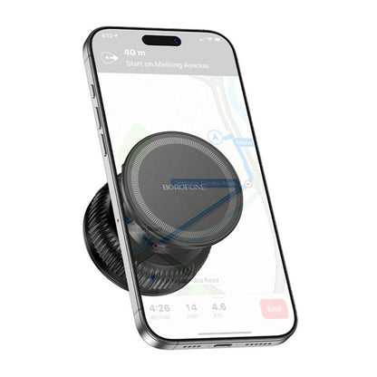 Support Auto Magnétique Borofone BH139 Rider, 4,5 pouces - 7 pouces, Noir