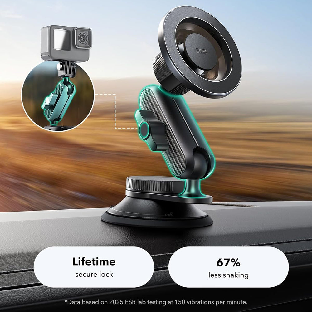 Support Auto Magnétique ESR OmniLock Dash, Universel, Noir
