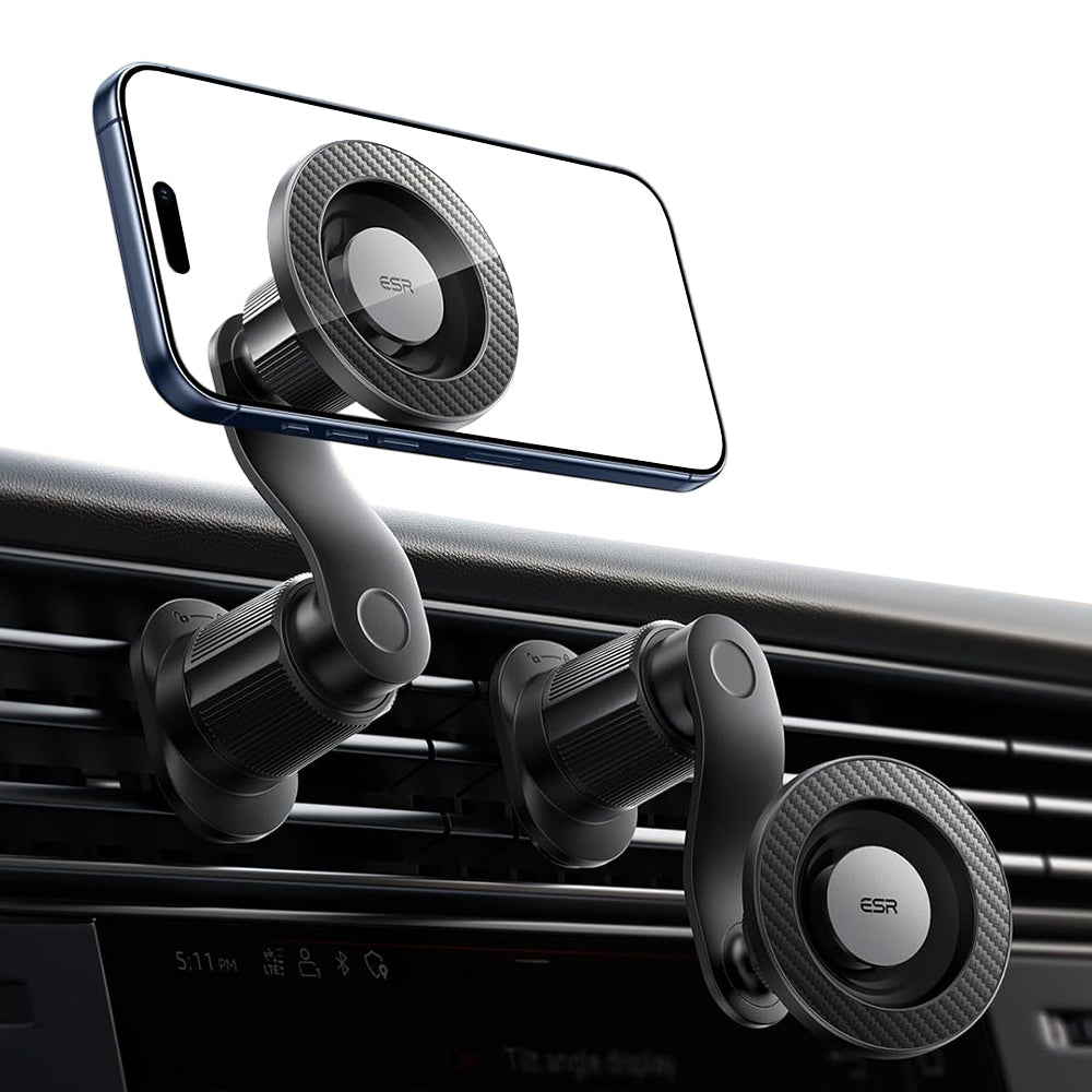 Support Auto Magnétique ESR OmniLock Vent, Universel, Noir