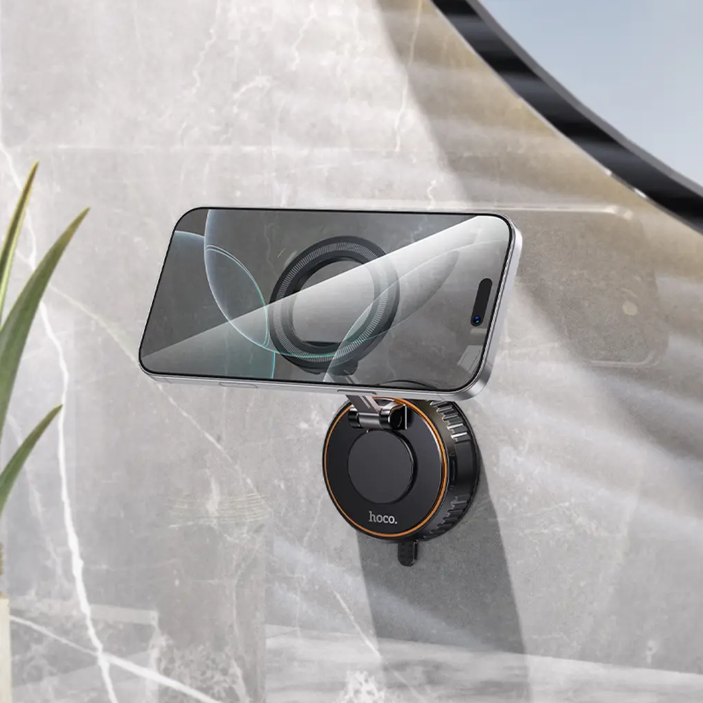 Support de voiture magnétique HOCO H105, universel, noir