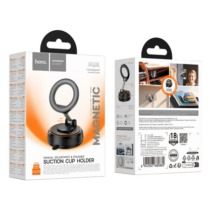 Support de voiture magnétique HOCO H105, universel, noir