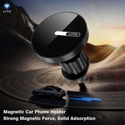 Support Auto Magnétique Lito LT-W05, Universel, Noir