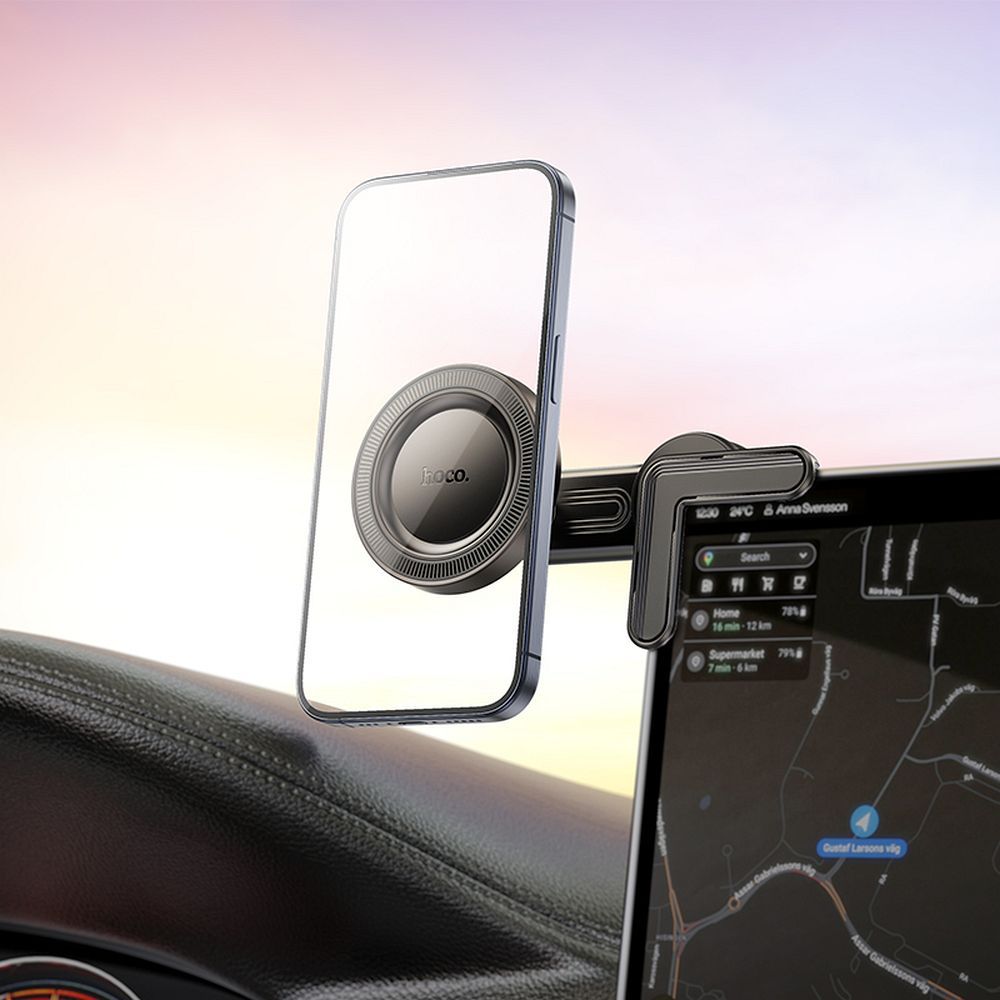 Support Auto Magnétique MagSafe HOCO H57, Universel, Noir