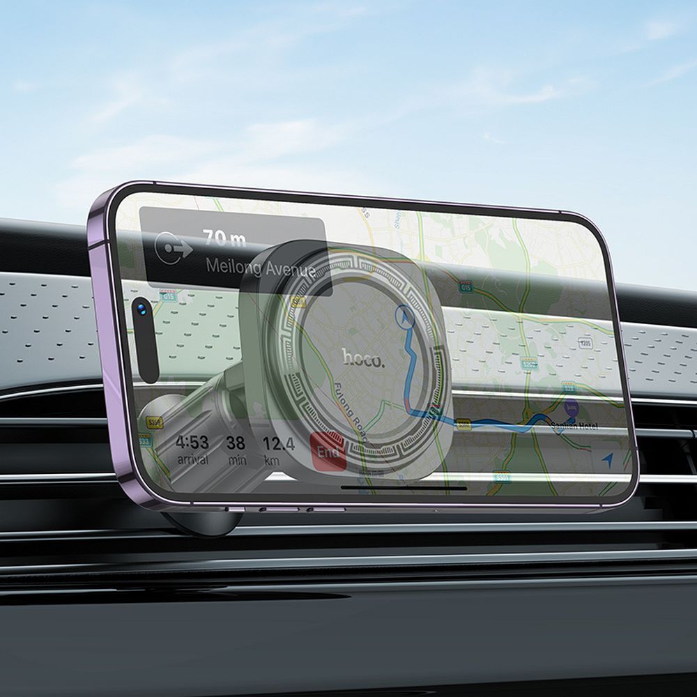 Support Auto Magnétique HOCO H28, Universel, Noir