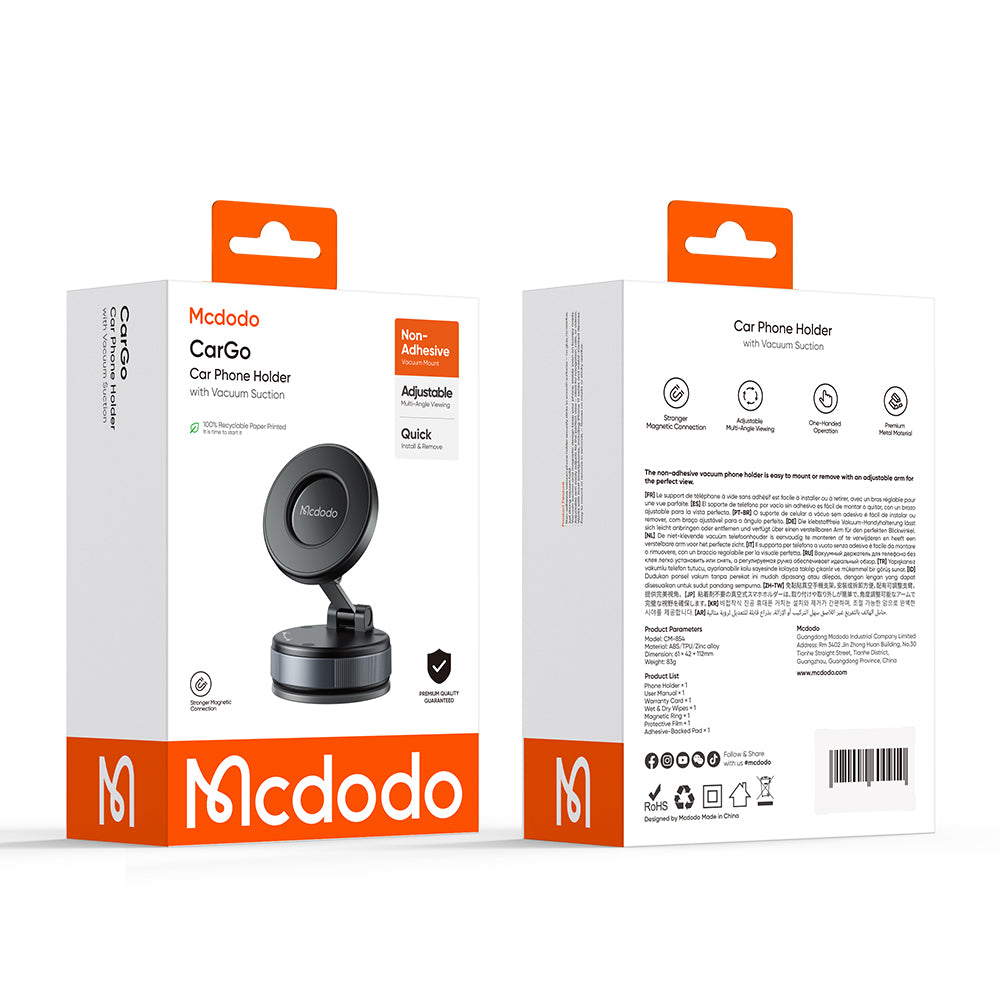 Support Auto Magnétique McDodo CM-8540, Noir
