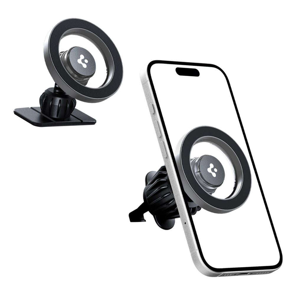 Support Auto Magnétique Spigen MFT13, Universel, Argenté