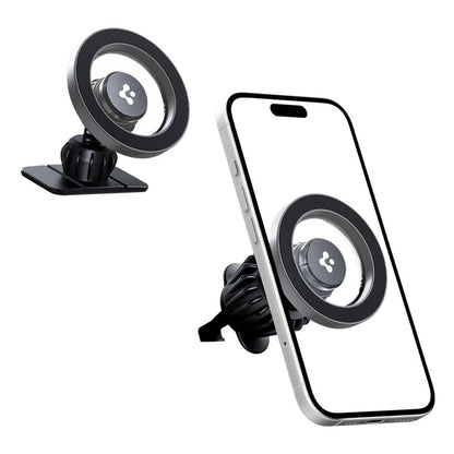 Support Auto Magnétique Spigen MFT13, Universel, Argenté