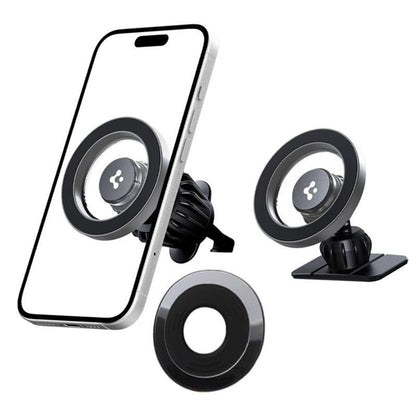 Support Auto Magnétique Spigen MFT13, Universel, Argenté