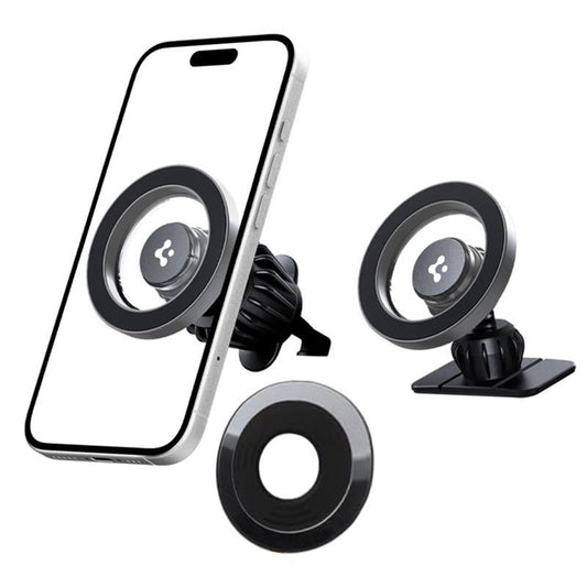 Support Auto Magnétique Spigen MFT13, Universel, Argenté