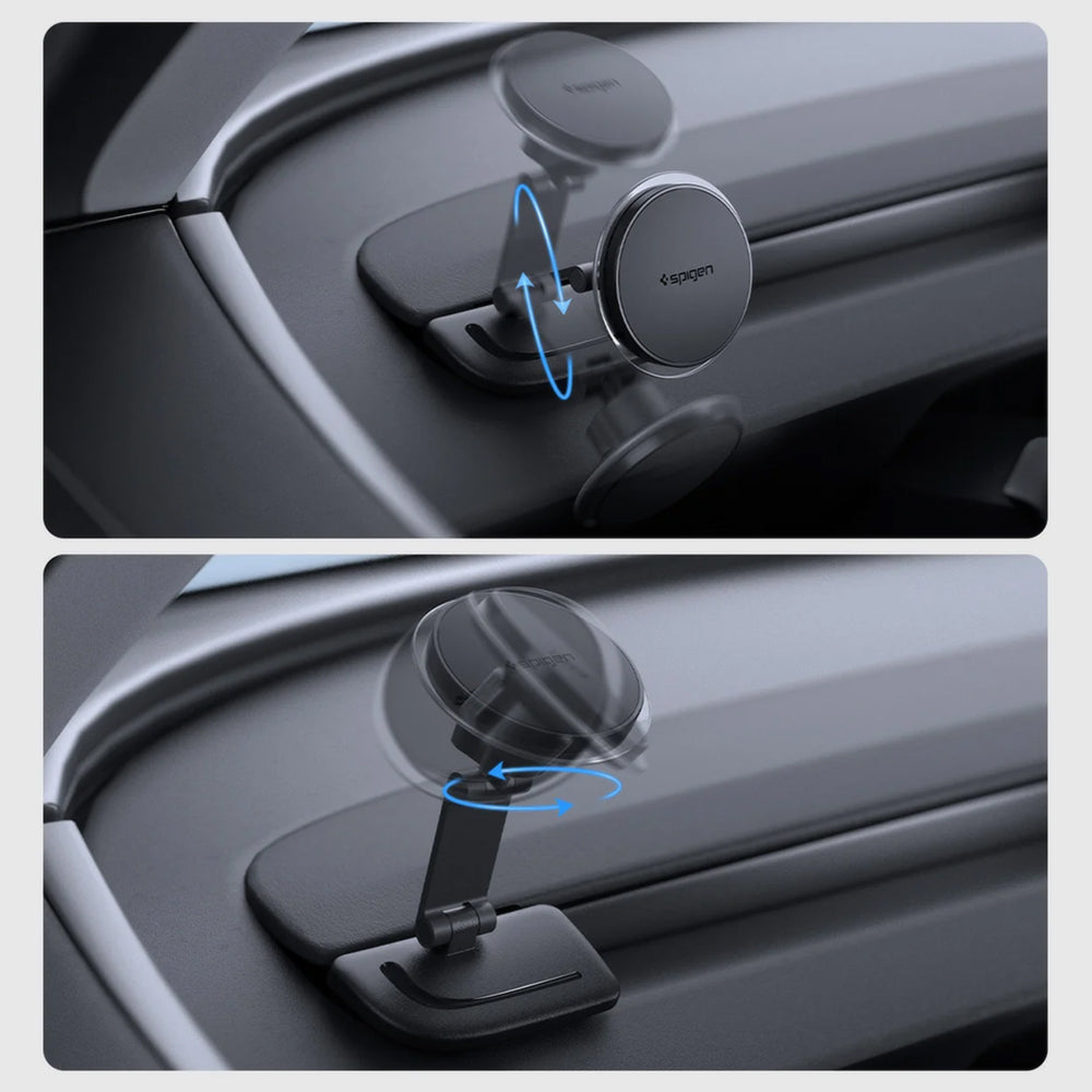 Support voiture magnétique Spigen TAM110 pour Tesla Y / 3 / Y L, noir ACP11873